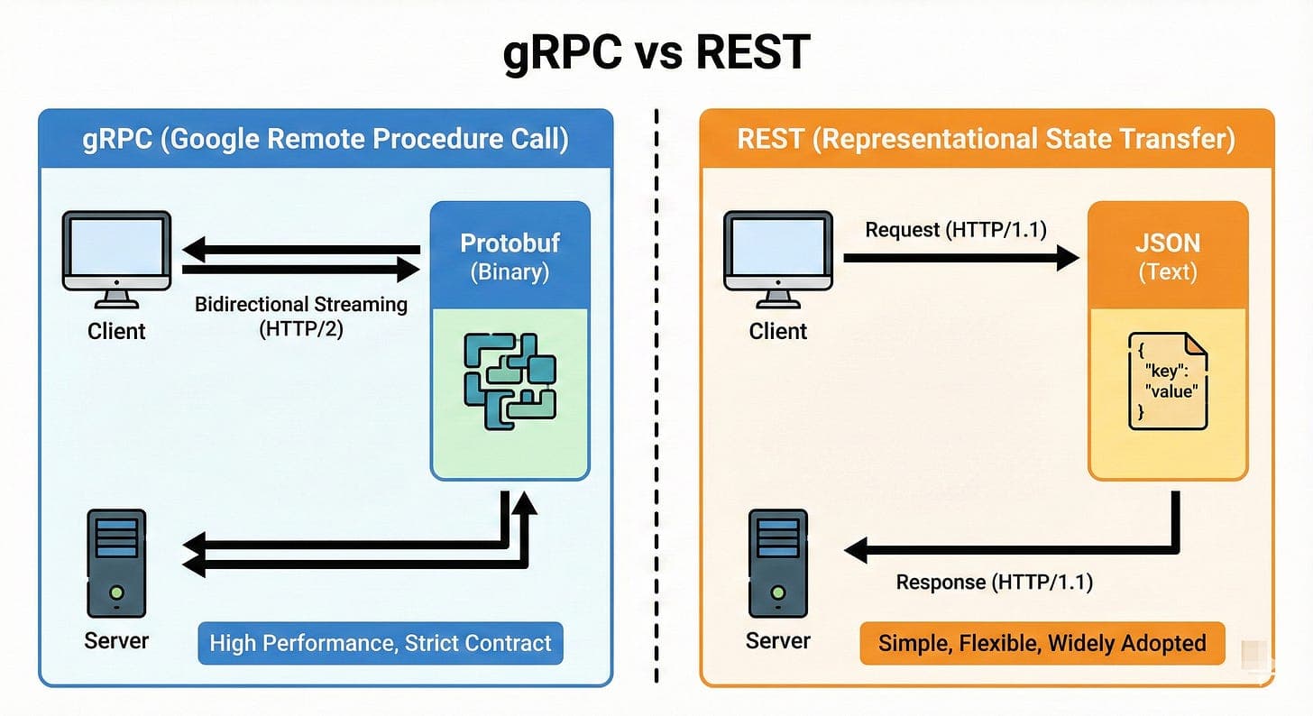 gRPC vs REST